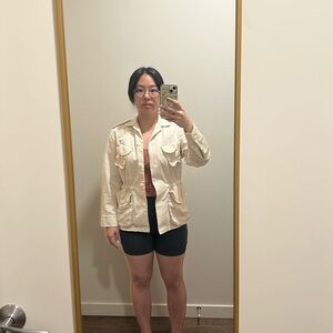 Rag & Bone Cream Utility Jacket Modern Design